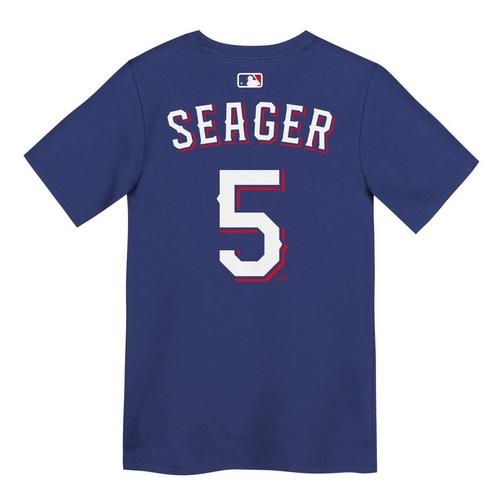Nike Kids' Texas Rangers Corey Seager #5 Name & Number T-Shirt - Primary Image