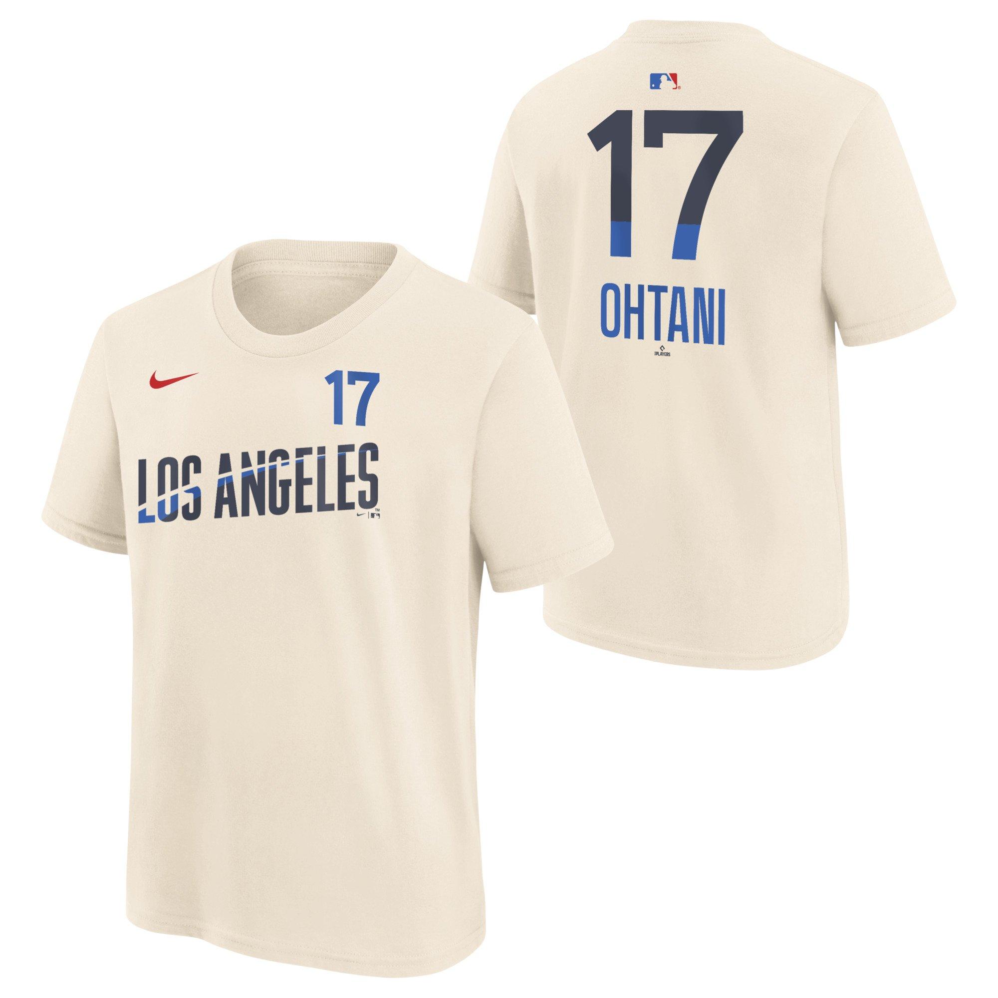 Nike MLB Dodgers OHTANI 17 ユニフォーム　キッズ Nike Kids' Los Angeles Dodgers Shohei Ohtani #17 City Connect Name