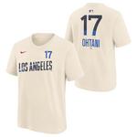 Nike Kids' Los Angeles Dodgers Shohei Ohtani #17 City Connect Name & Number T-Shirt - Thumbnail 1 of 3
