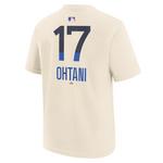 Nike Kids' Los Angeles Dodgers Shohei Ohtani #17 City Connect Name & Number T-Shirt - Thumbnail 2 of 3