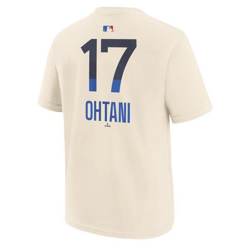 Nike Kids' Los Angeles Dodgers Shohei Ohtani #17 City Connect Name & Number T-Shirt - Primary Image