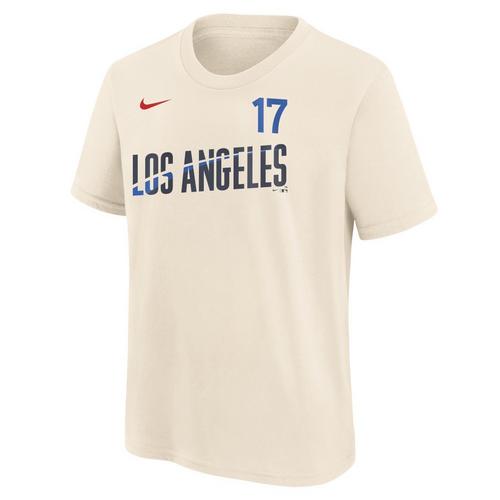 Nike Kids' Los Angeles Dodgers Shohei Ohtani #17 City Connect Name & Number T-Shirt - Primary Image