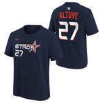 Nike Kids' Houston Astros Jose Altuve #27 City Connect Name & Number T-Shirt - Thumbnail 1 of 3