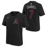 Nike Kids' Arizona Diamondbacks Corbin Carroll #7 Name & Number T-Shirt - Thumbnail 1 of 3