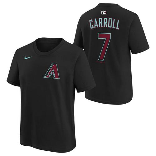 Nike Kids' Arizona Diamondbacks Corbin Carroll #7 Name & Number T-Shirt - Primary Image