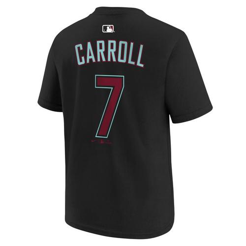 Nike Kids' Arizona Diamondbacks Corbin Carroll #7 Name & Number T-Shirt - Primary Image