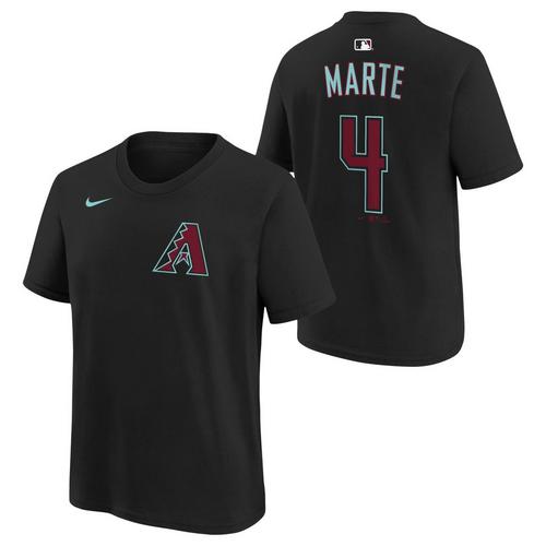Nike Kids' Arizona Diamondbacks Ketel Marte #4 Name & Number T-Shirt - Primary Image