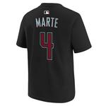 Nike Kids' Arizona Diamondbacks Ketel Marte #4 Name & Number T-Shirt - Thumbnail 2 of 3