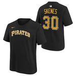 Nike Kids' Pittsburgh Pirates Paul Skenes #30 Name & Number T-Shirt - Thumbnail 1 of 3