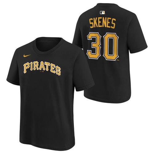 Nike Kids' Pittsburgh Pirates Paul Skenes #30 Name & Number T-Shirt - Primary Image