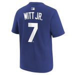 Nike Kids' Kansas City Royals Bobby Witt Jr. #7 Name & Number T-Shirt - Thumbnail 2 of 3