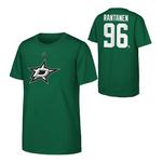 Genuine Stuff Kids' Dallas Stars Mikko Rantanen #96 FLAT Name & Number T-Shirt - Thumbnail 1 of 3