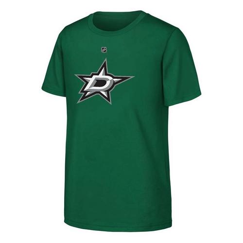 Genuine Stuff Kids' Dallas Stars Mikko Rantanen #96 FLAT Name & Number T-Shirt - Primary Image