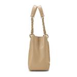 What Goes Around Comes Around Chanel Beige Quilted Caviar GST Tote - Thumbnail 3 of 6