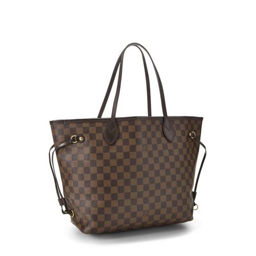 What Goes Around Comes Around Louis Vuitton Damier Ebene Neverfull MM Tote - Primary Image