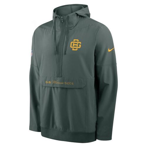 Nike Green Bay Packers Rivalries Collection Anorak Half-Zip Jacket