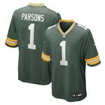 Nike Green Bay Packers Micah Parsons #1 Game Jersey - Thumbnail 1 of 3