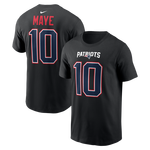 Nike New England Patriots Drake Maye #10 Name & Number T-Shirt - Thumbnail 1 of 3