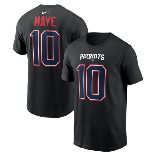 Nike New England Patriots Drake Maye #10 Name & Number T-Shirt - Primary Image