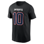 Nike New England Patriots Drake Maye #10 Name & Number T-Shirt - Thumbnail 3 of 3