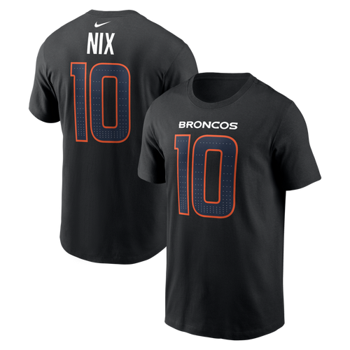 Nike Denver Broncos Bo Nix #10 Name & Number T-Shirt - Primary Image