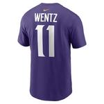 Nike Minnesota Vikings Carson Wentz #11 Name & Number T-Shirt - Thumbnail 1 of 2