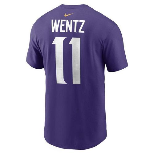 Nike Minnesota Vikings Carson Wentz #11 Name & Number T-Shirt - Primary Image