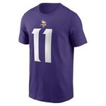 Nike Minnesota Vikings Carson Wentz #11 Name & Number T-Shirt - Thumbnail 2 of 2