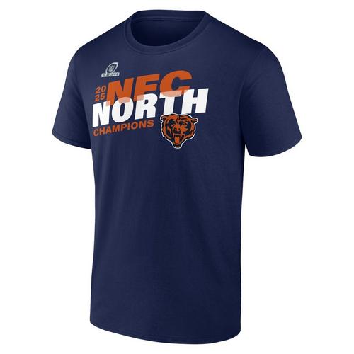 Nike Chicago Bears 2025 NFC North Division Champions Locker Room T-Shirt - Primary Image