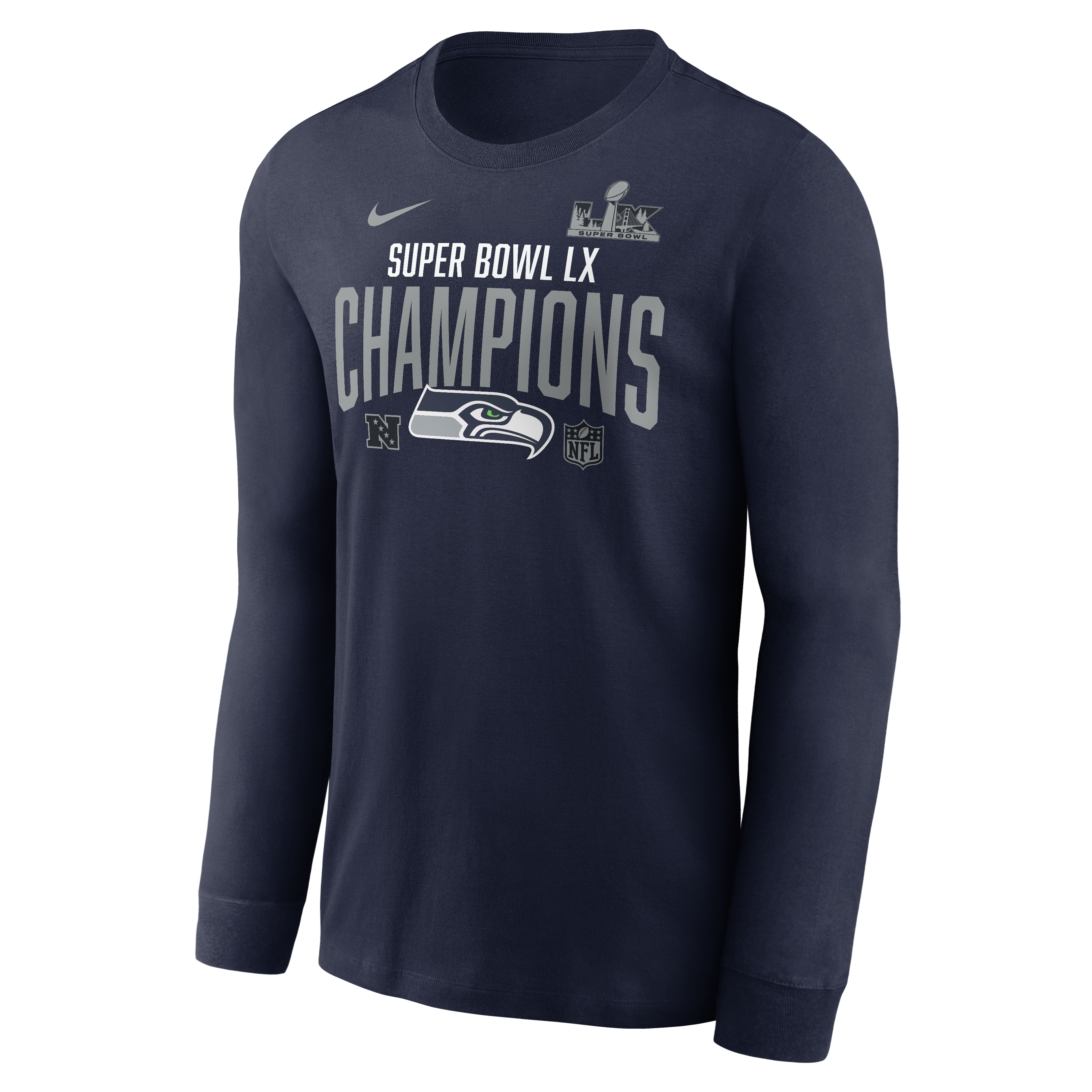 Nike Seattle Seahawks Super Bowl LX Champions Local Long Sleeve T 
