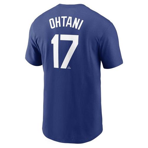 Nike Los Angeles Dodgers Shohei Ohtani #17 2025 World Series Champions Name & Number T-Shirt - Primary Image