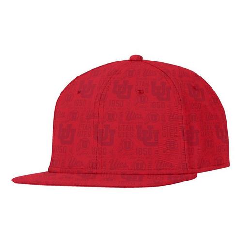 Under Armour Utah Utes Armourfuse All Over Adjustable Hat - Primary Image