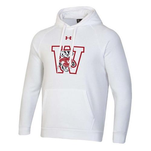 Under Armour Wisconsin Badgers Throwback Hoodie - Primary Image