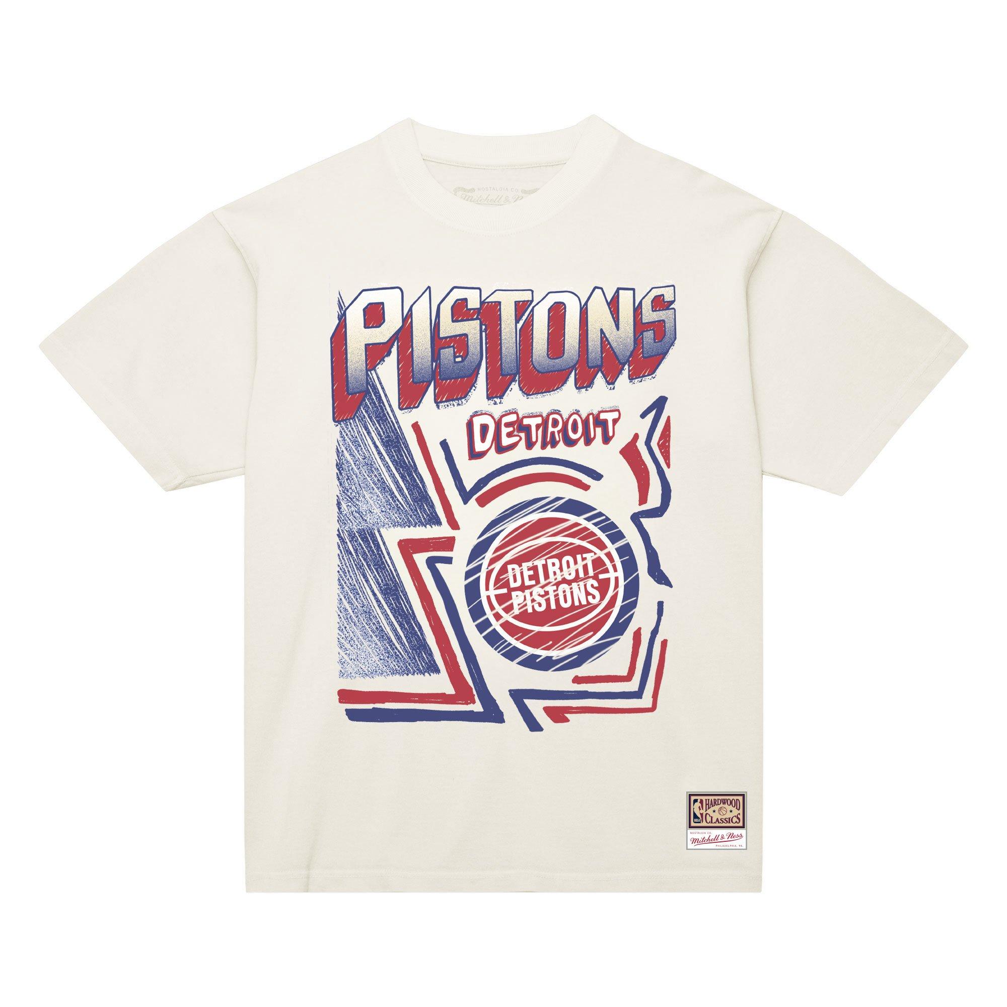 Mitchell and Ness Detroit Pistons Sidewalk T-Shirt | SCHEELS.com