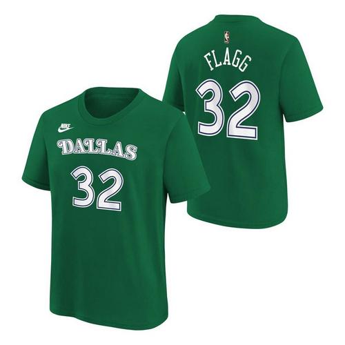 Nike Kids' Dallas Mavericks Cooper Flagg #32 Hardwood Classics Name & Number T-Shirt - Primary Image