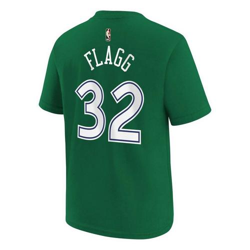 Nike Kids' Dallas Mavericks Cooper Flagg #32 Hardwood Classics Name & Number T-Shirt - Primary Image