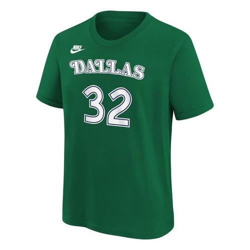 Nike Kids' Dallas Mavericks Cooper Flagg #32 Hardwood Classics Name & Number T-Shirt - Primary Image