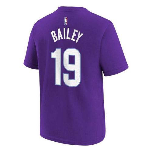 Nike Kids' Utah Jazz Ace Bailey #19 Name & Number T-Shirt - Primary Image