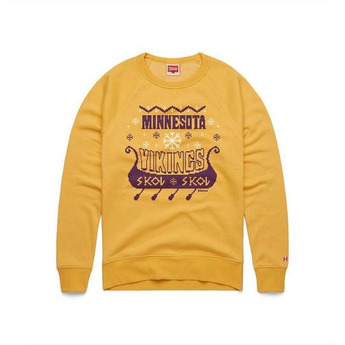HOMAGE Minnesota Vikings Holiday Crewneck - Primary Image