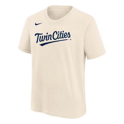 Nike Kids' Minnesota Twins Luke Keaschall #15 Alternate Name & Number T-Shirt - Primary Image