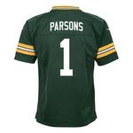 Nike Kids' Green Bay Packers Micah Parsons #1 Game Jersey - Thumbnail 2 of 3