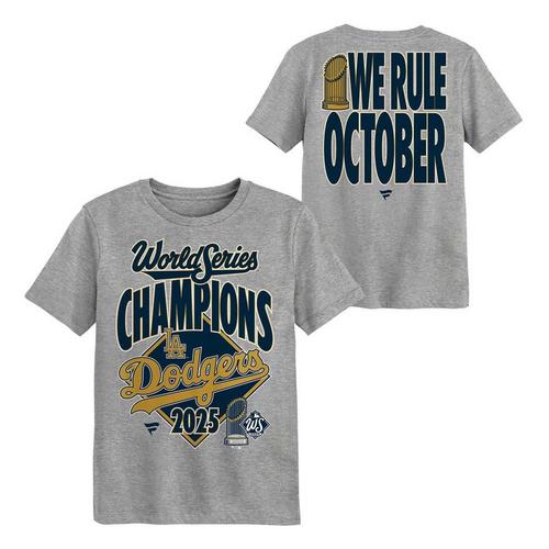 Fanatics Kids' Los Angeles Dodgers 2025 World Series Champions Locker Room T-Shirt - Primary Image