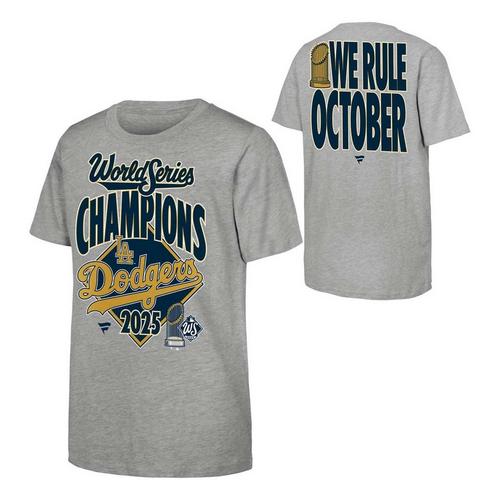 Fanatics Kids' Los Angeles Dodgers 2025 World Series Champions Locker Room T-Shirt - Primary Image