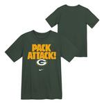 Nike Kids' Green Bay Packers Local Essential T-Shirt - Thumbnail 3 of 3