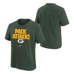 Nike Kids' Green Bay Packers Local Essential T-Shirt - Thumbnail 3 of 3