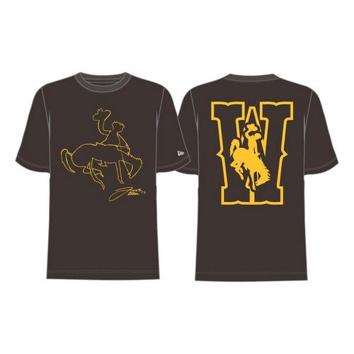 New Era Wyoming Cowboys Josh Allen Jersey Retirement Big W T-Shirt - Primary Image