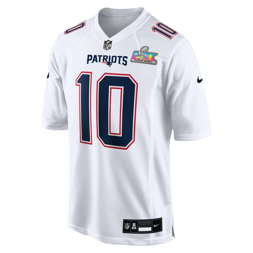 Nike New England Patriots Drake Maye #10 Super Bowl LX Patch Jersey - Primary Image