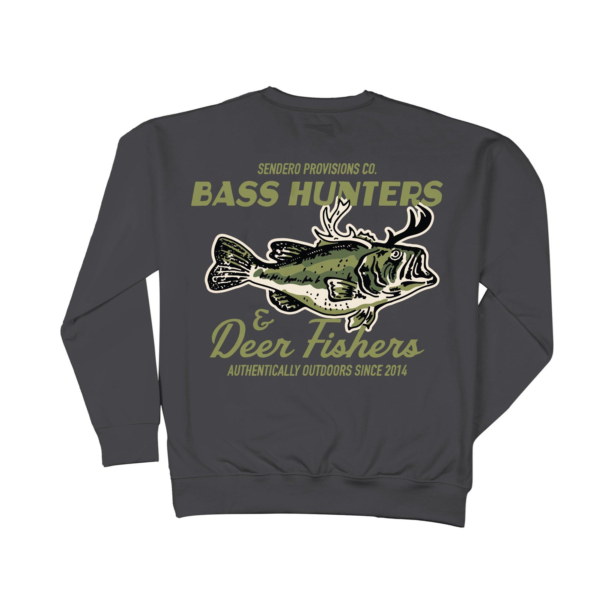 Men's Sendero Provisions Co. Deer Fishers Crewneck Sweatshirt