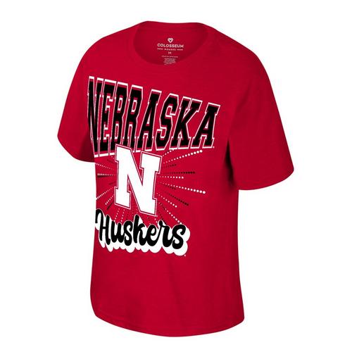 Colosseum Women's Nebraska Cornhuskers OZ Oversized T-Shirt - Primary Image