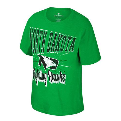 Colosseum Women's North Dakota Fighting Hawks OZ Oversized T-Shirt - Primary Image